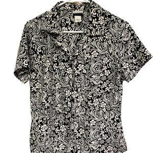 Kim Rodger’s chiffon women’s top paisley size med